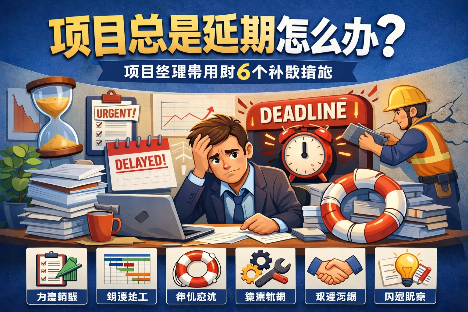 项目总是延期怎么办?项目经理常用的6个补救措施