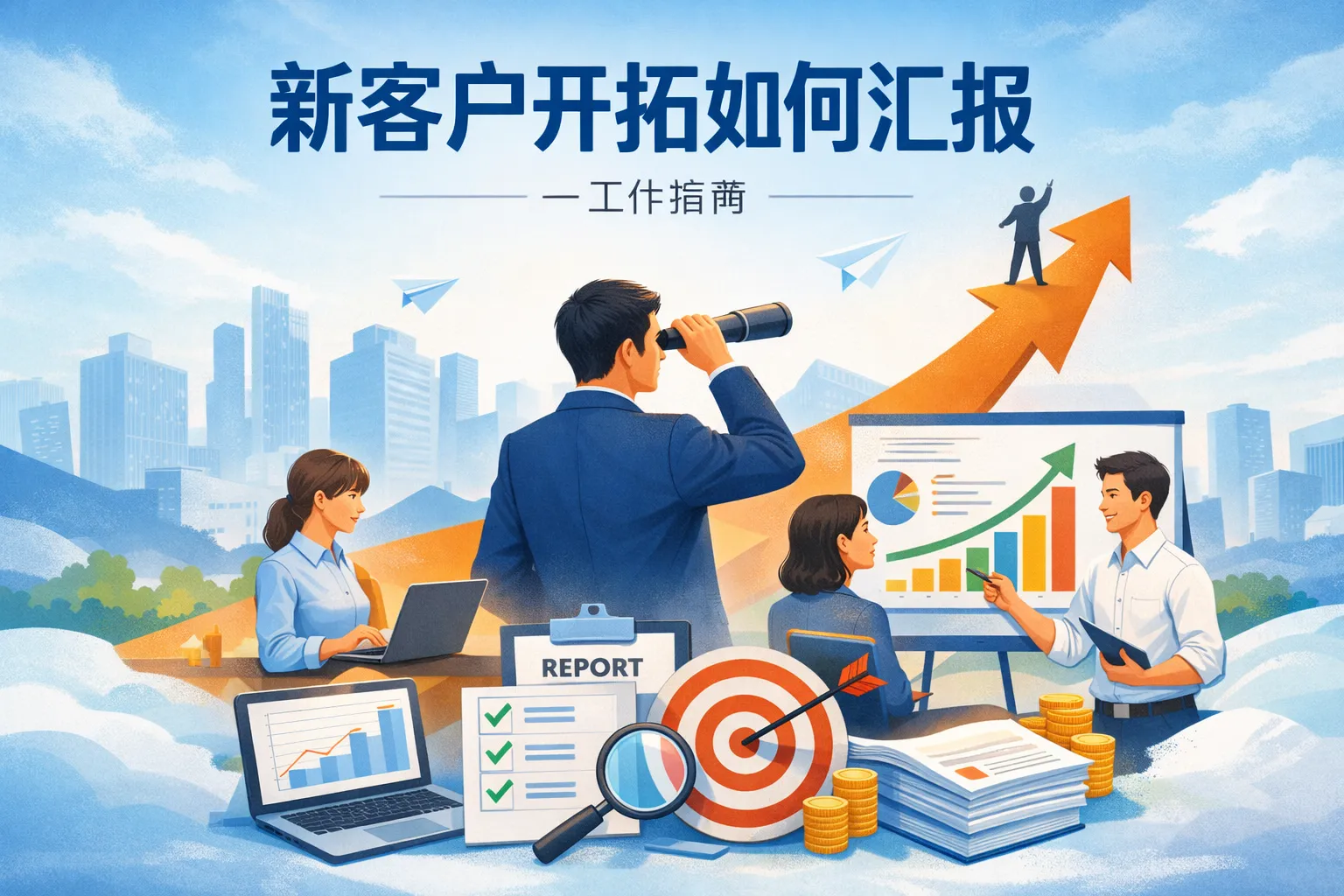 新客户开拓如何汇报