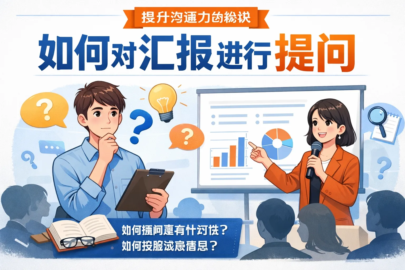如何对汇报进行提问
