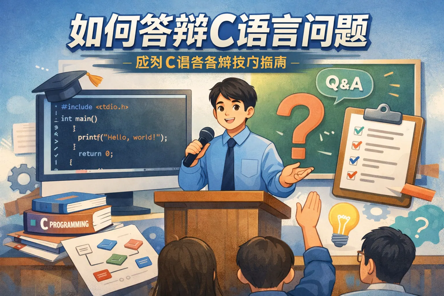 如何答辩c语言问题