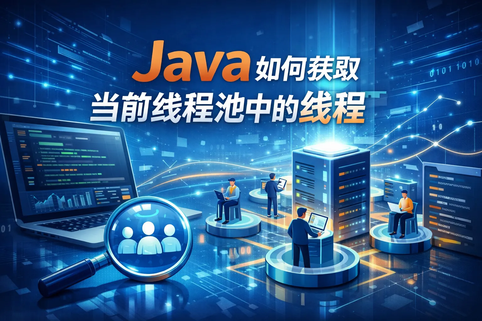 java如何获取当前线程池中的线程