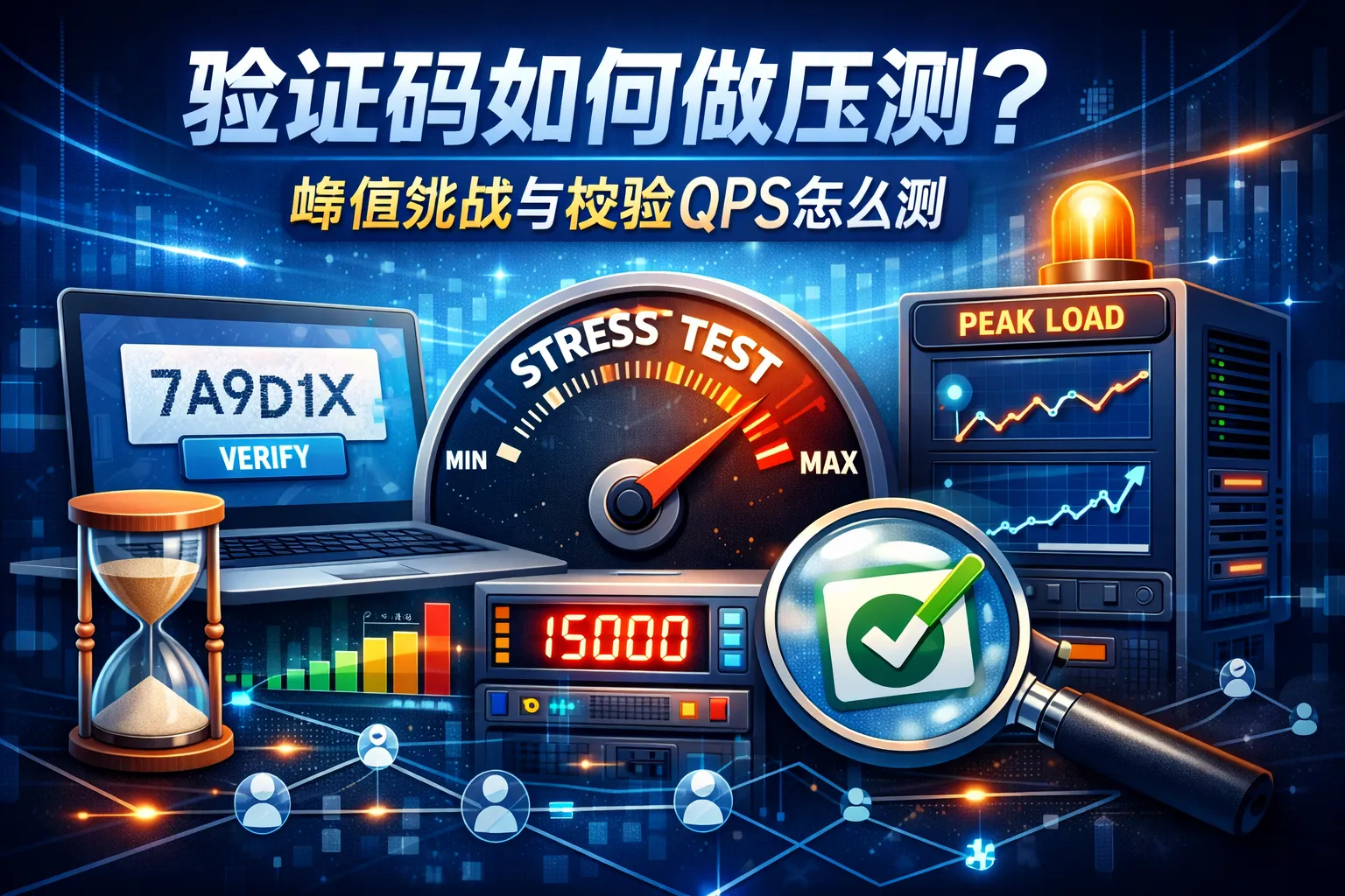 验证码如何做压测?峰值挑战与校验QPS怎么测