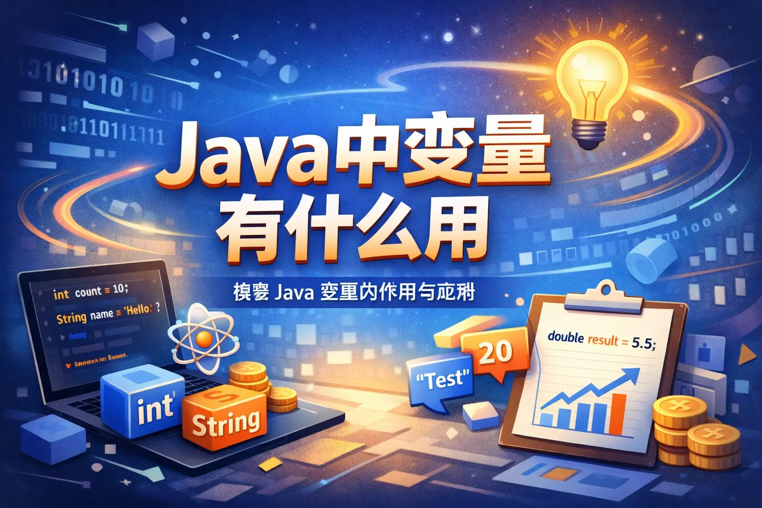java中变量有什么用