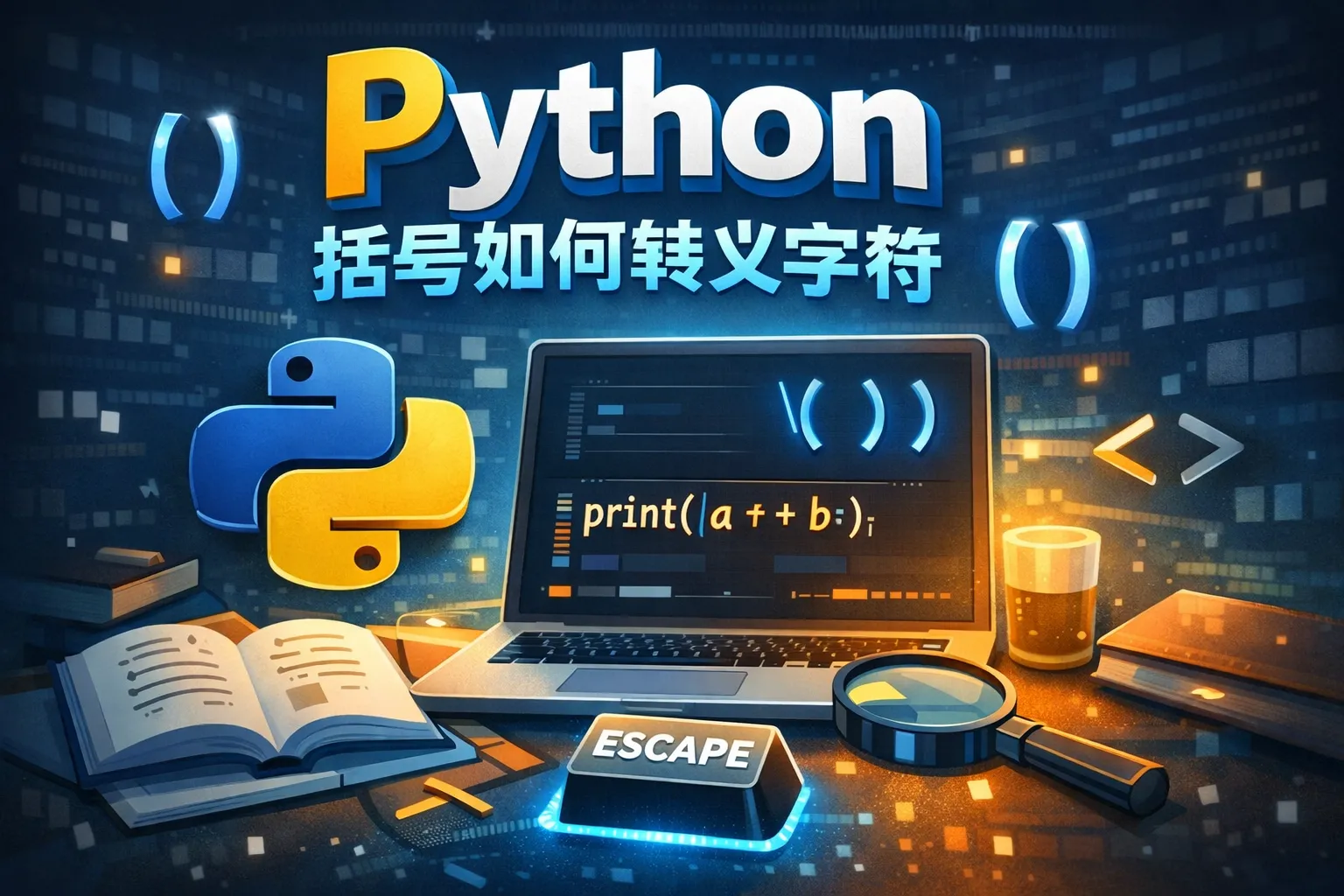 python 括号如何转义字符