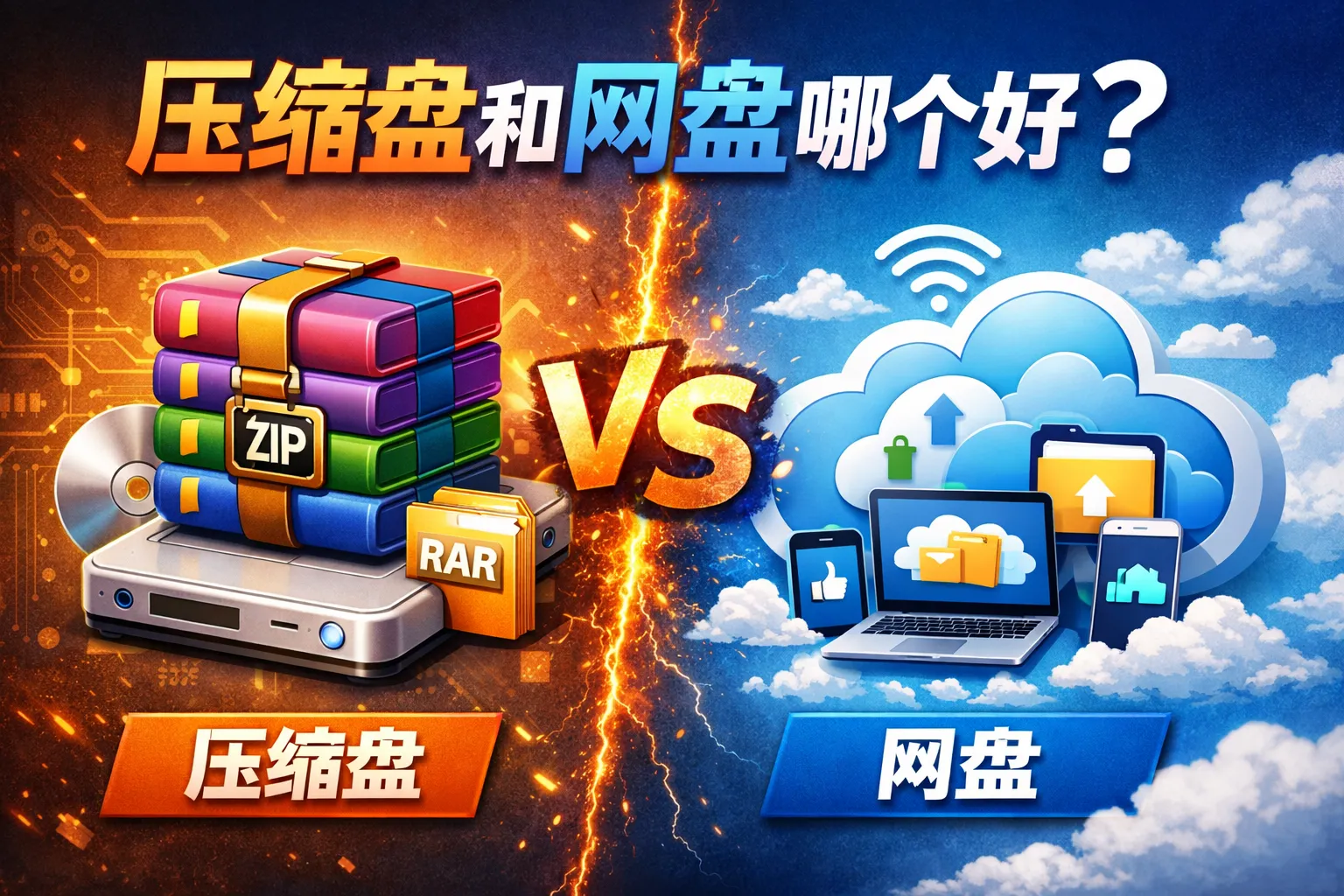 压缩盘和网盘哪个好