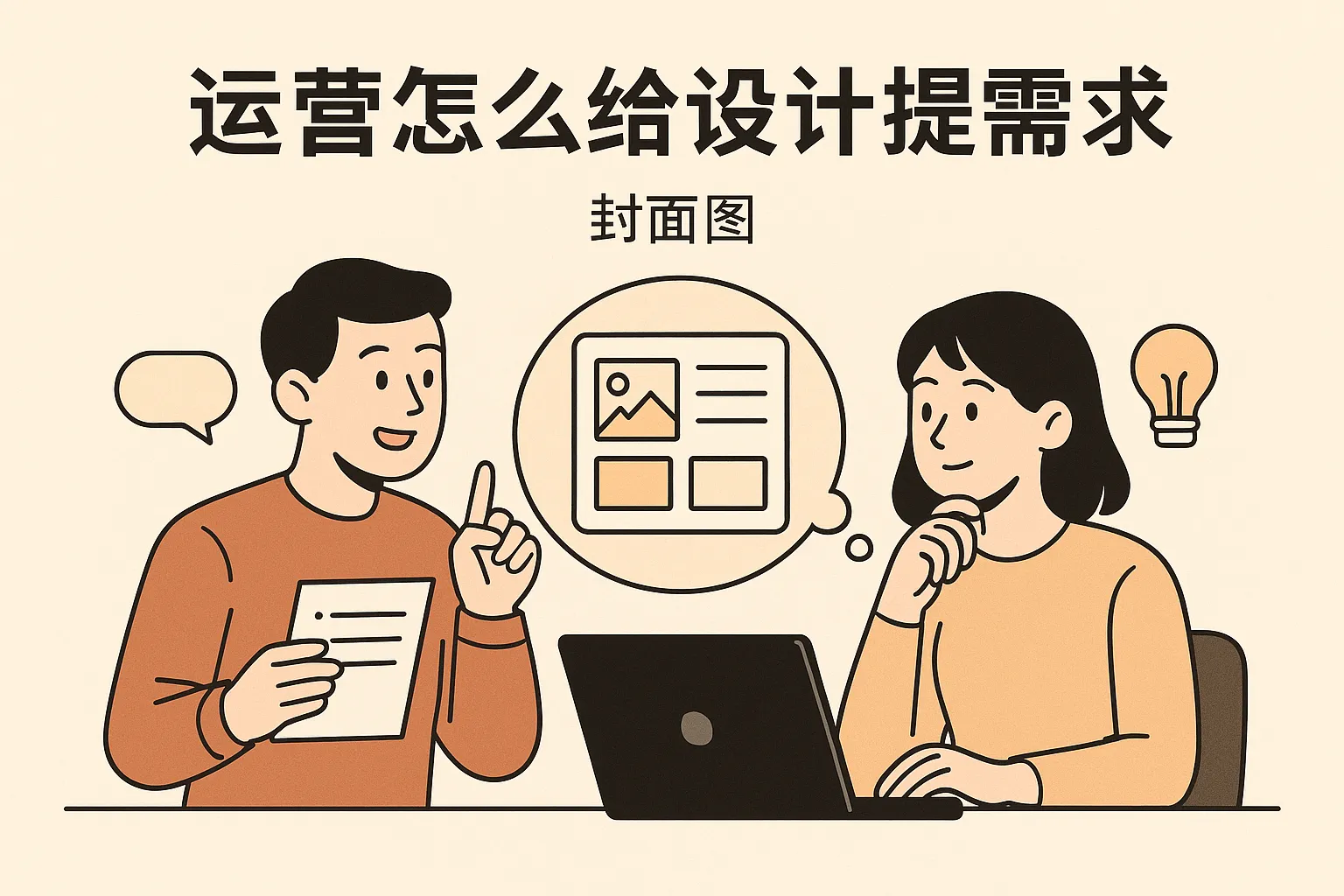 运营怎么给设计提需求