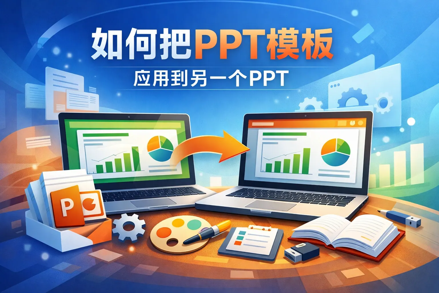 如何把ppt模板应用到另一个ppt