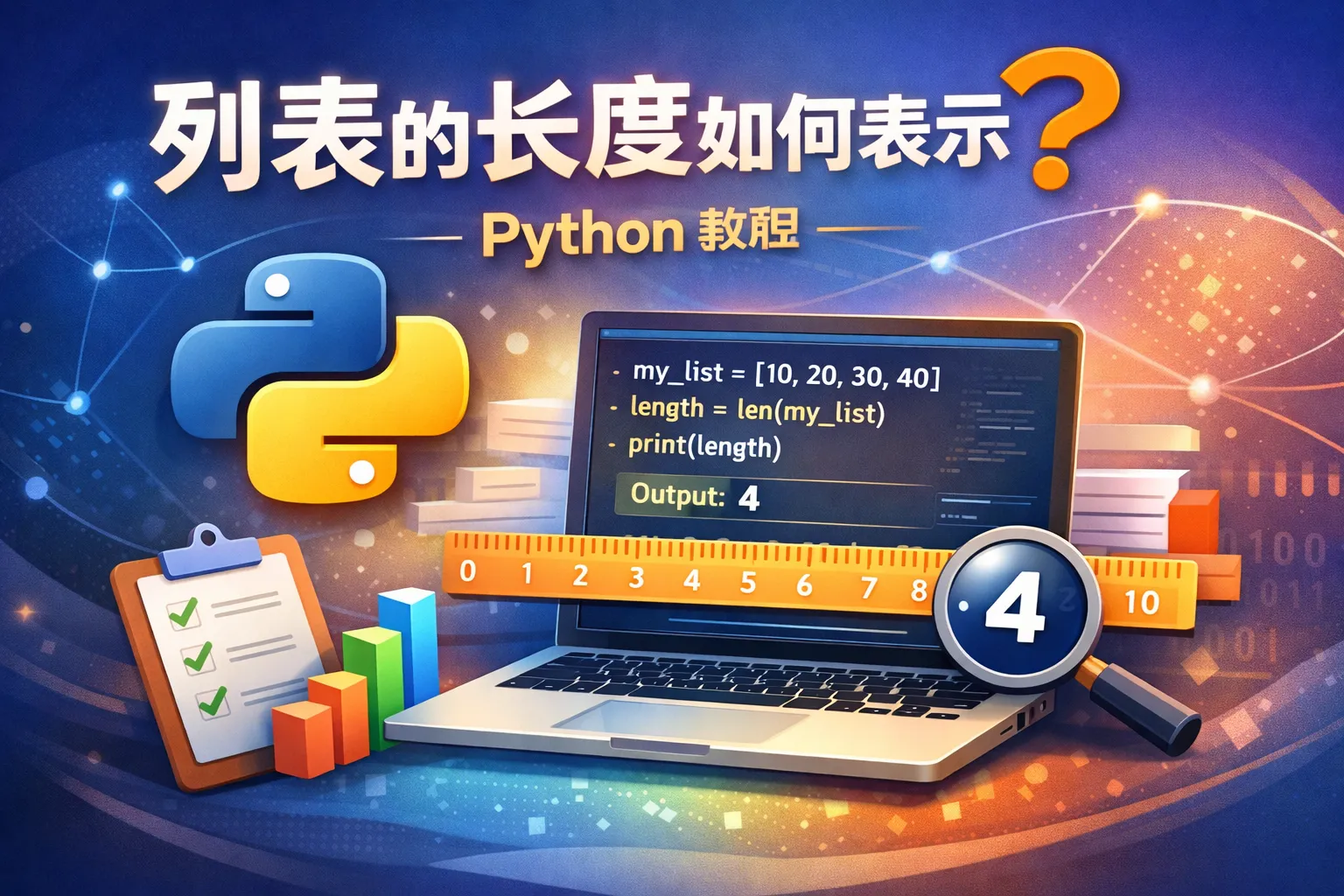 列表的长度如何表示 python