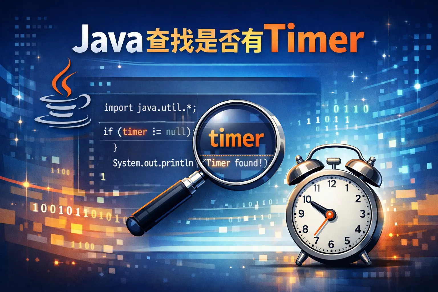 java查找是否有timer