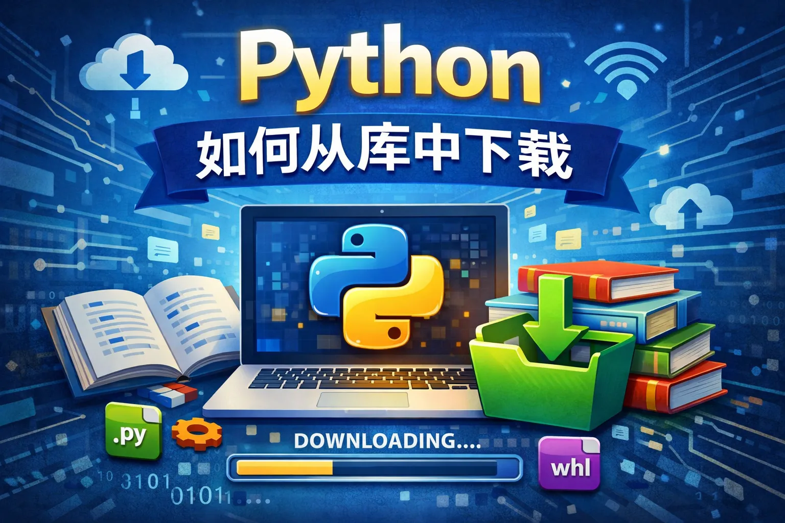 python如何从库中下载
