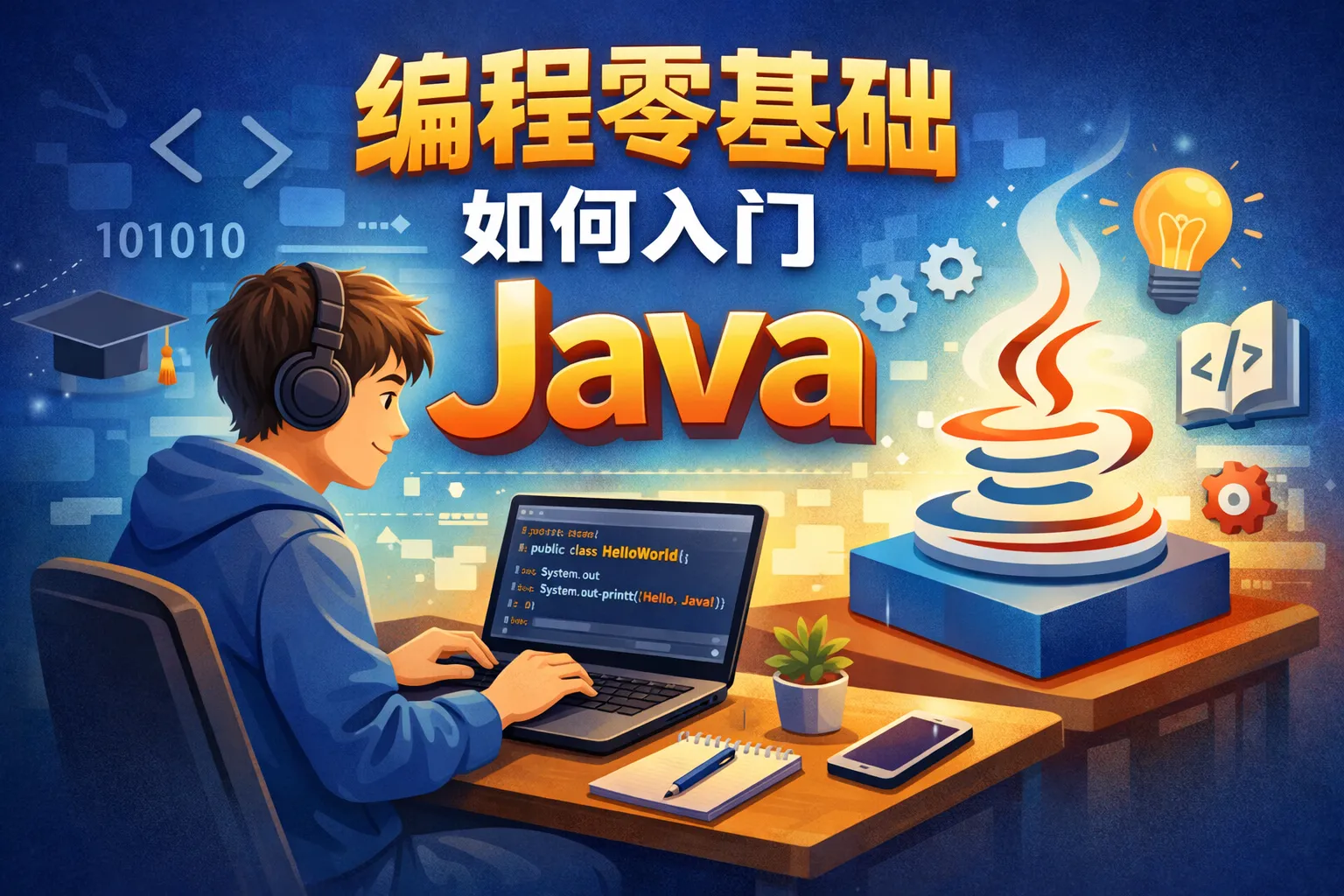 编程零基础如何入门java