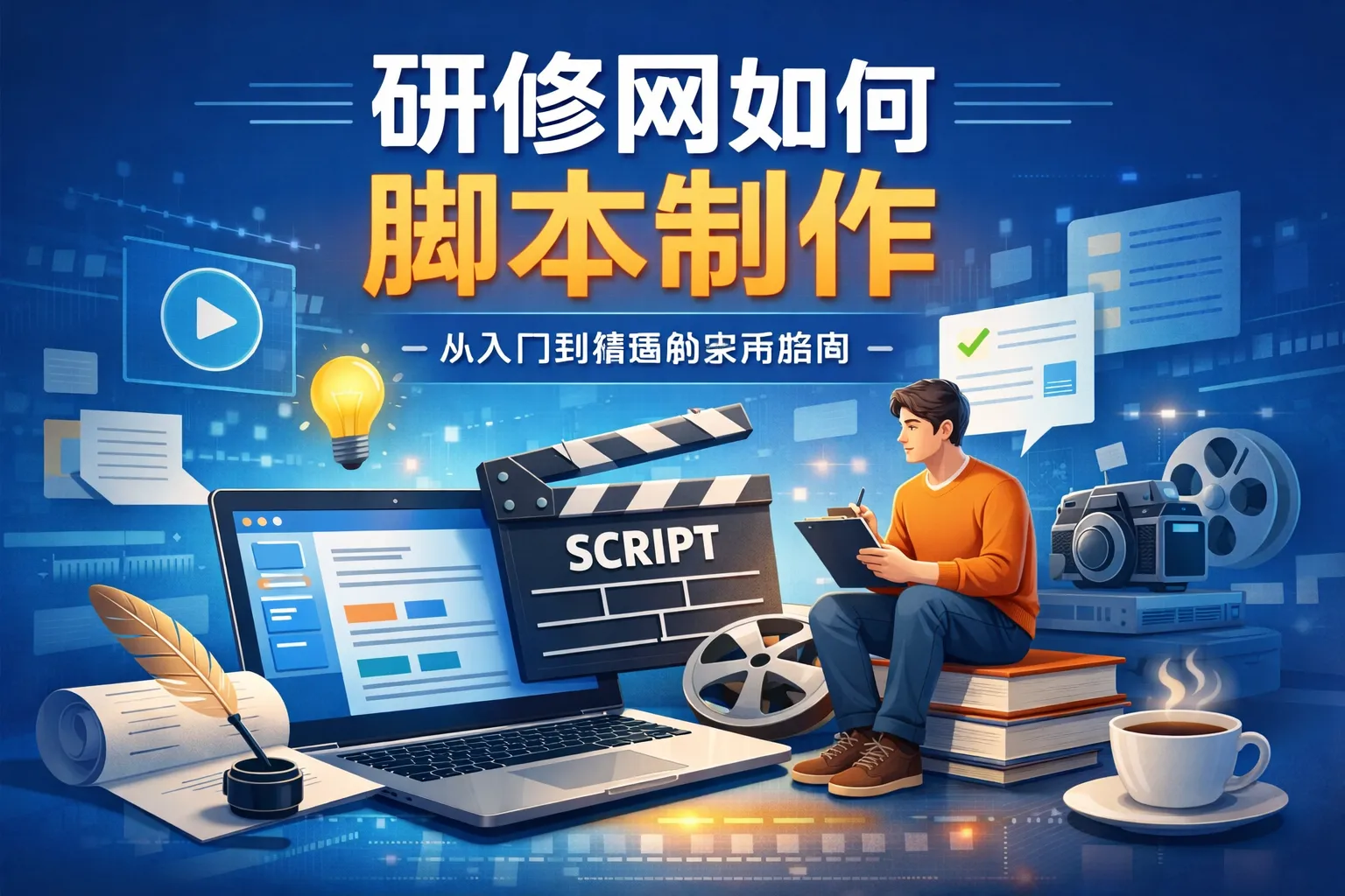 研修网如何脚本制作
