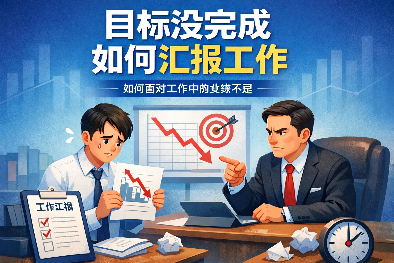 目标没完成如何汇报工作