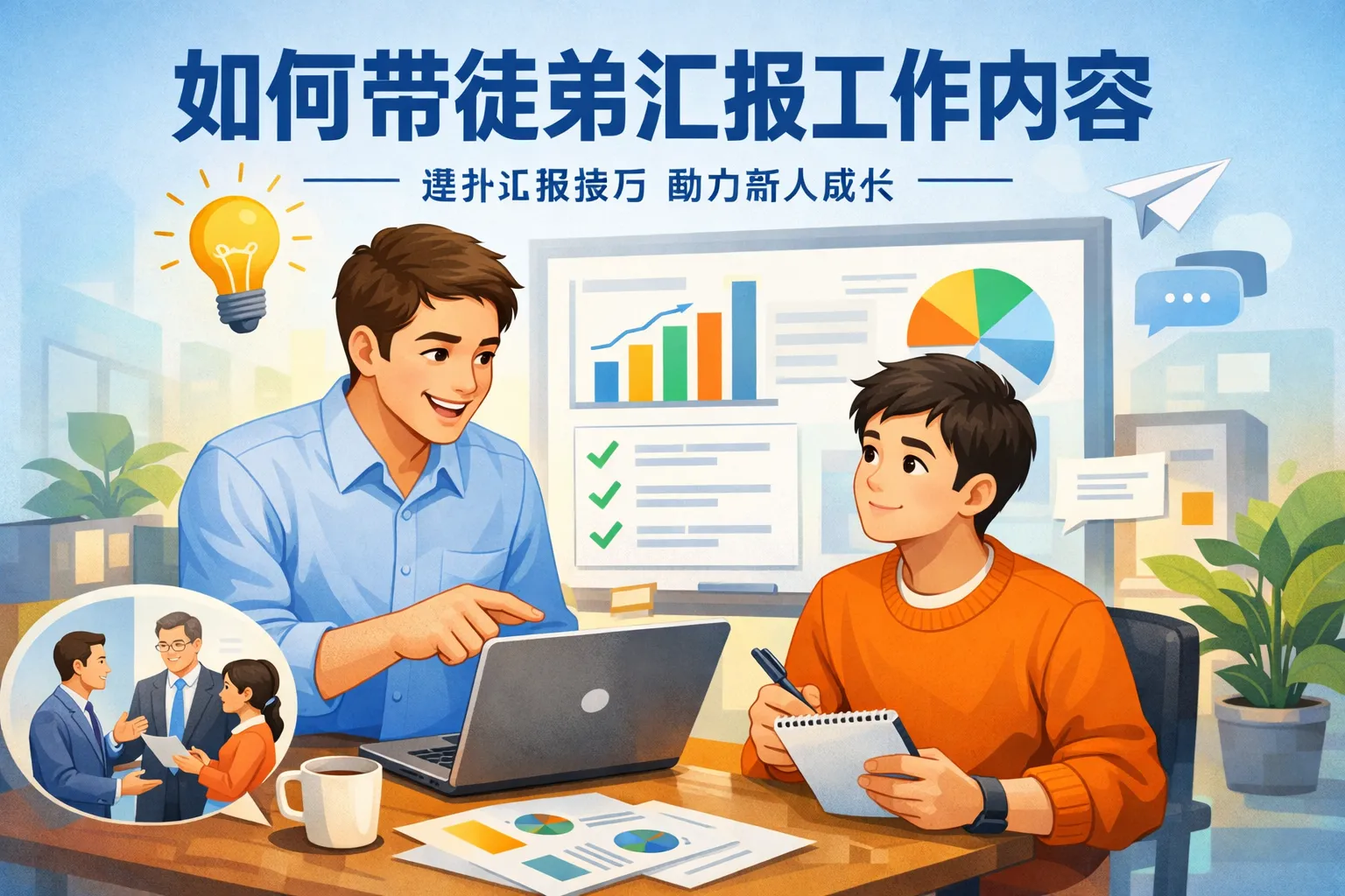 如何带徒弟汇报工作内容