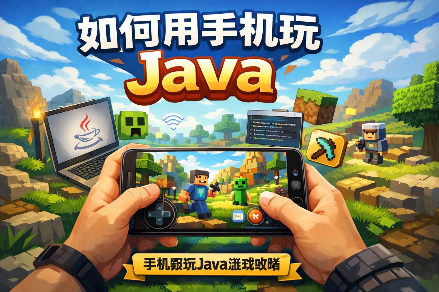 如何用手机版玩java