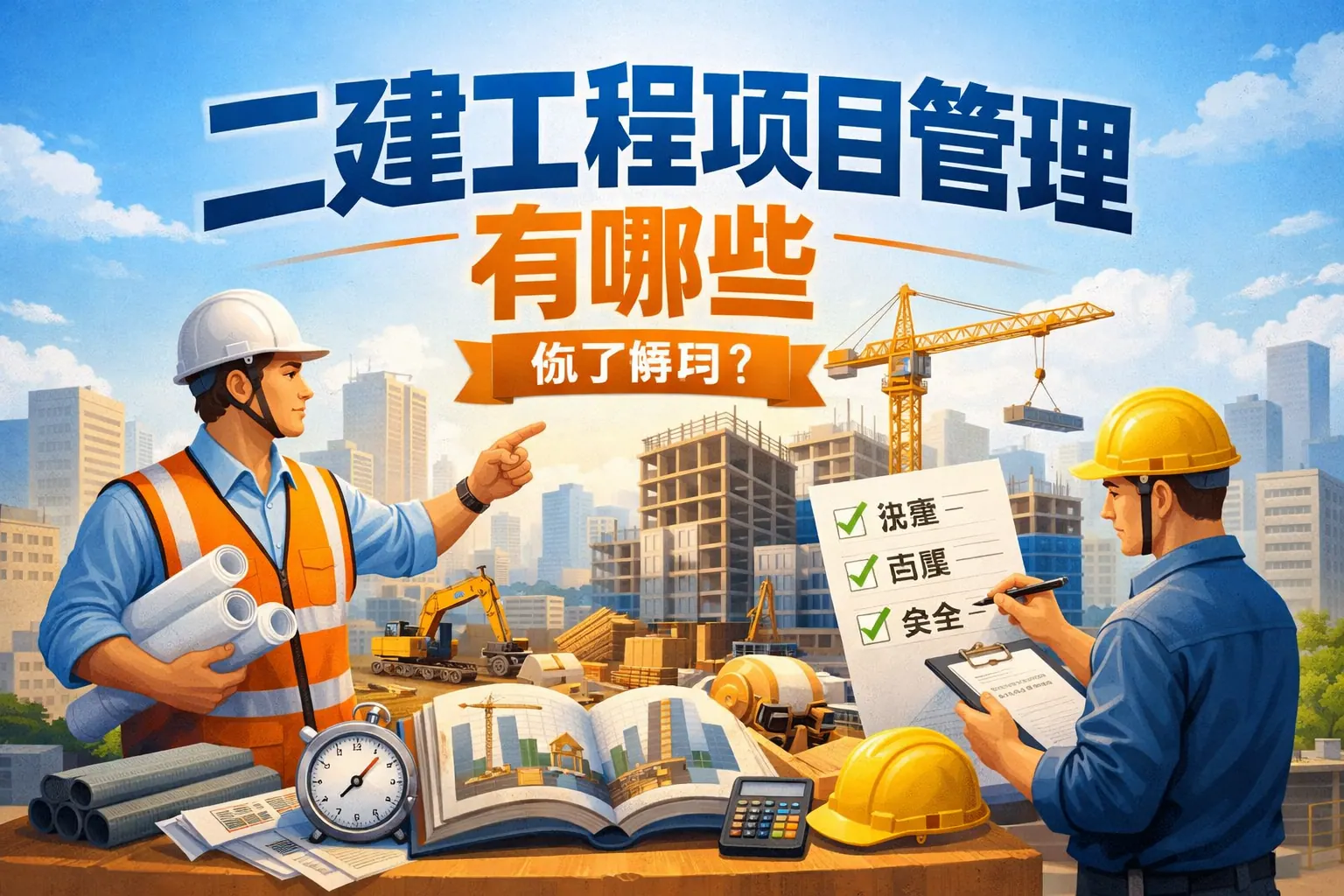 二建工程项目管理有哪些