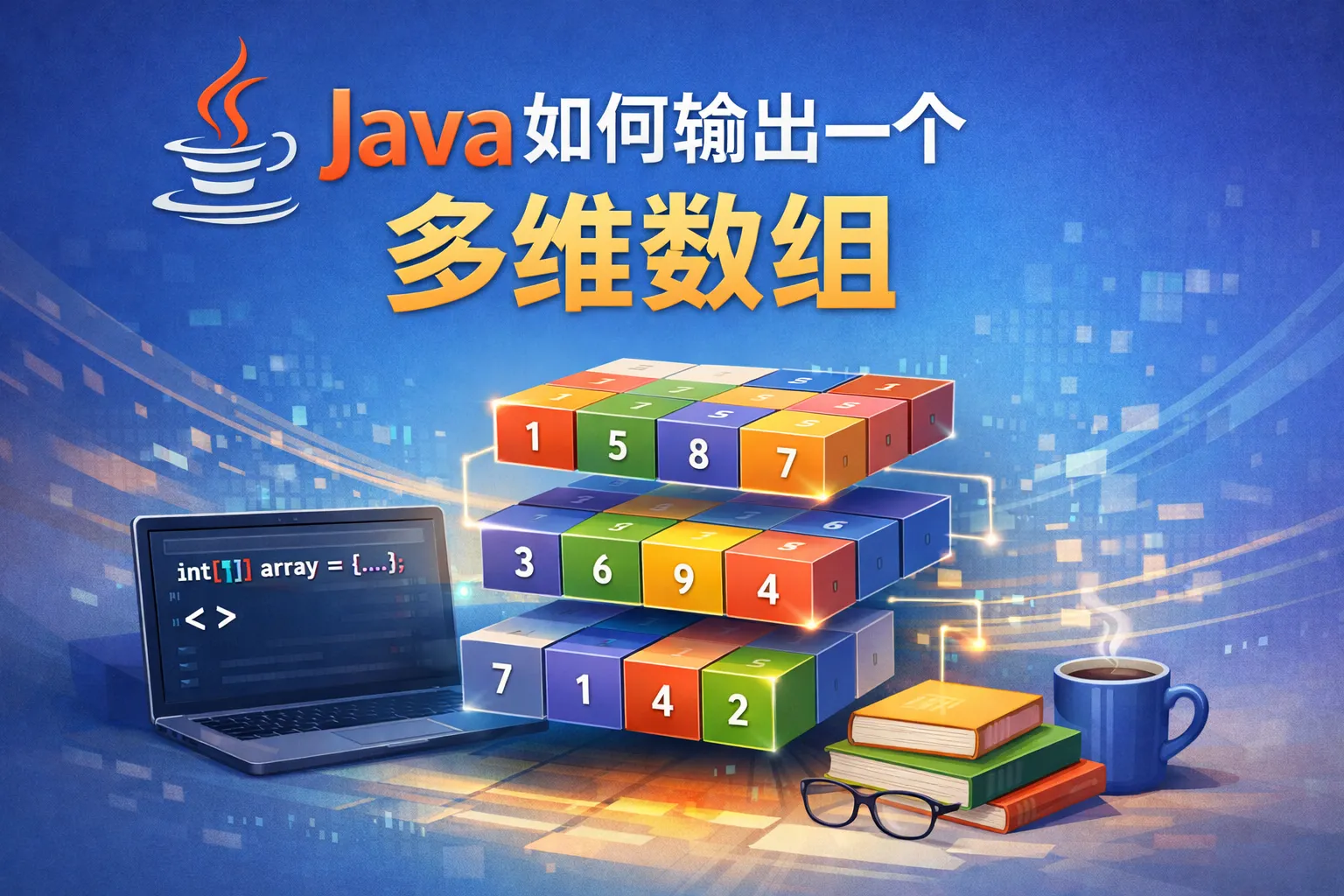 java如何输出一个多维数组