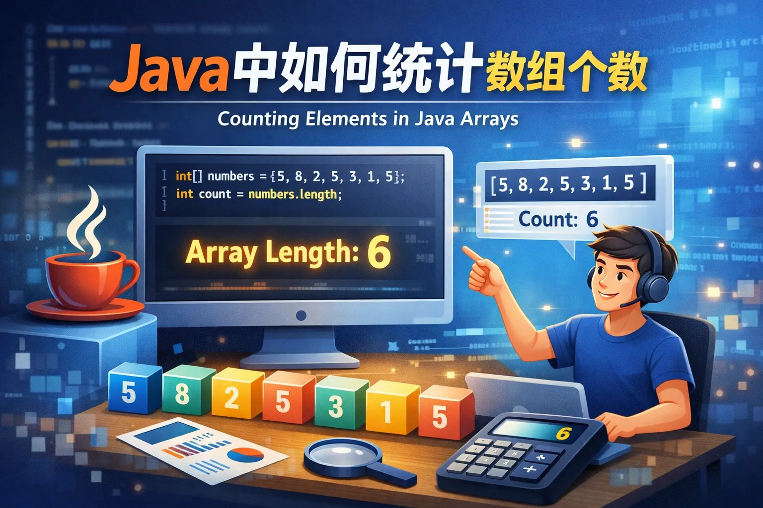 java中如何统计数组个数