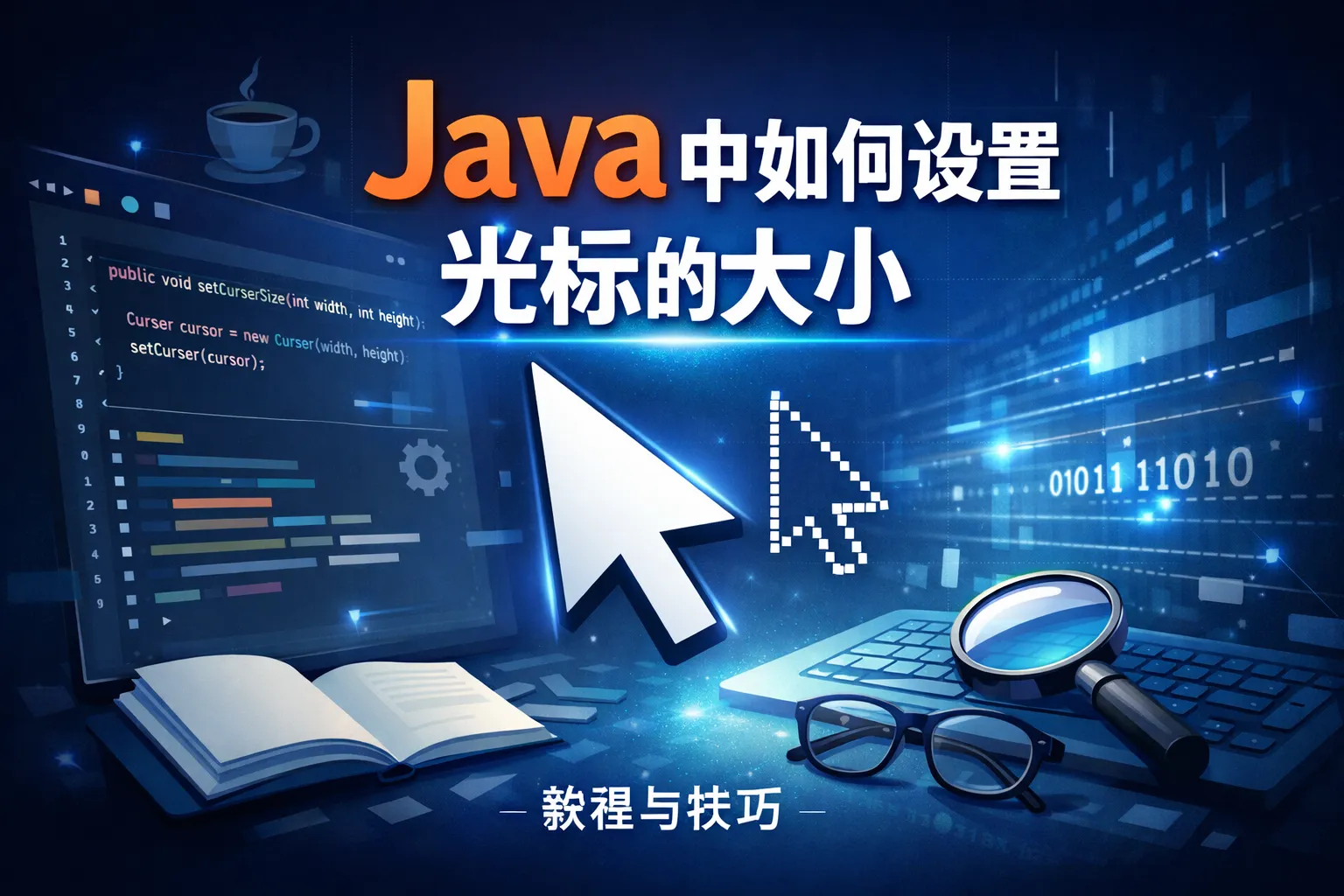 java中如何设置光标的大小