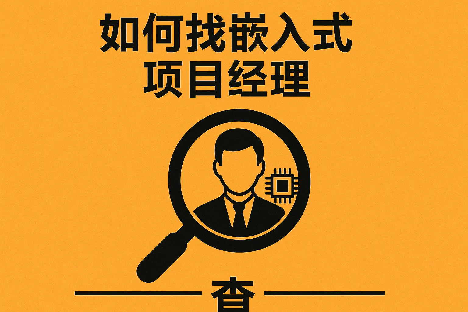 如何找嵌入式项目经理