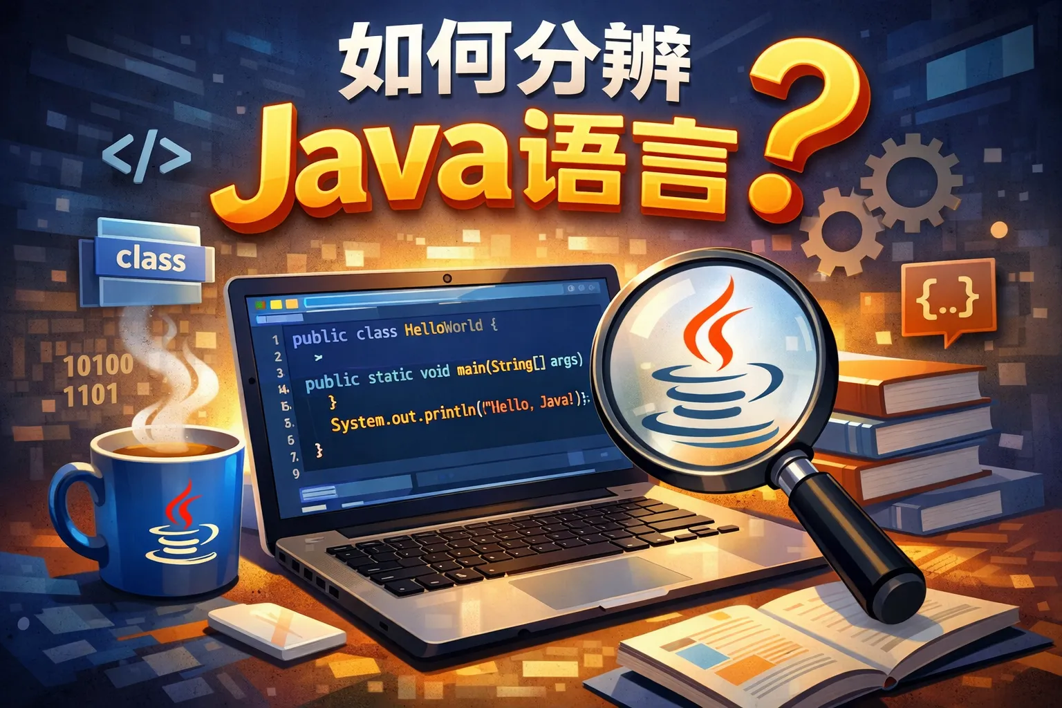 如何分辨java语言