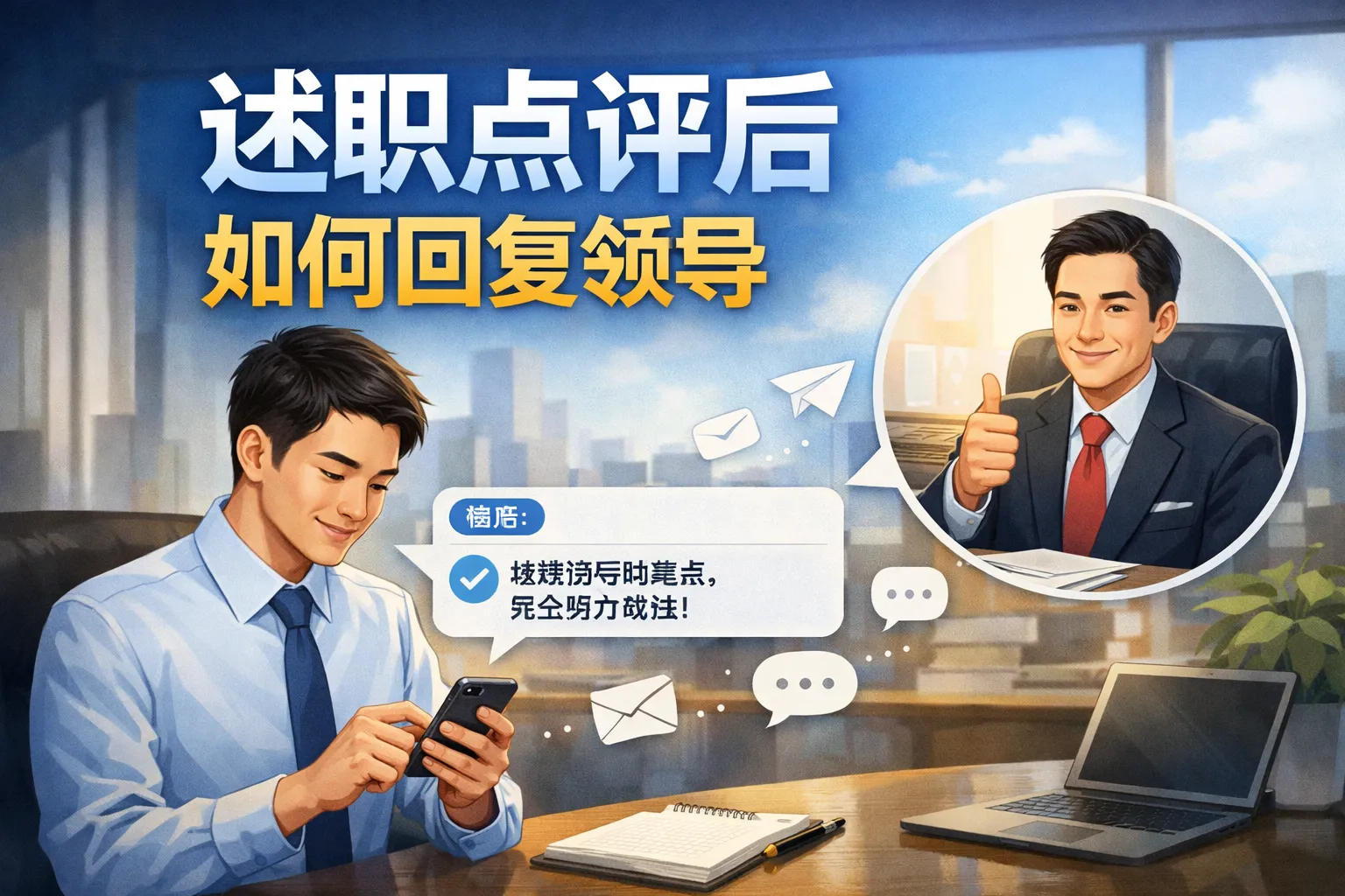 述职点评后如何回复领导