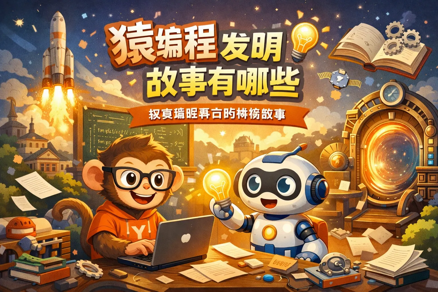 猿编程发明故事有哪些