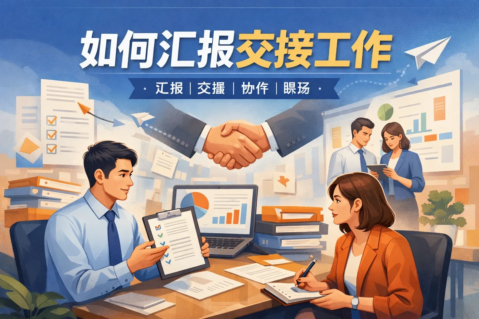 如何汇报交接工作