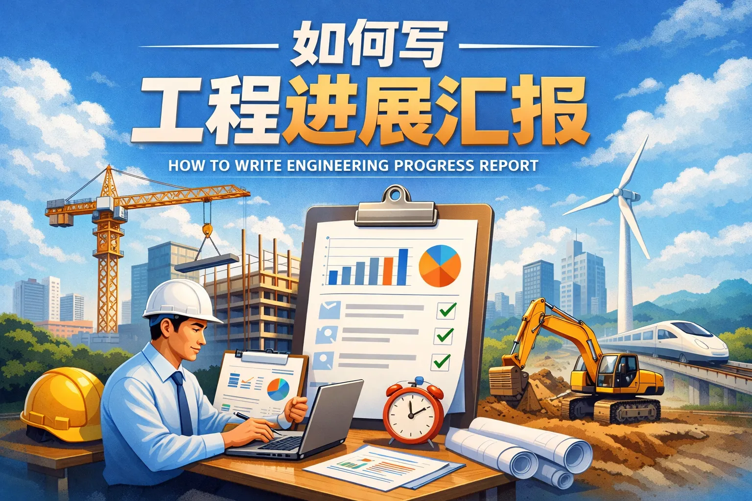 如何写工程进展汇报