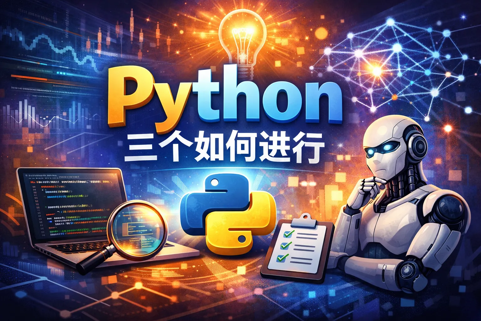 python三个如何进行与