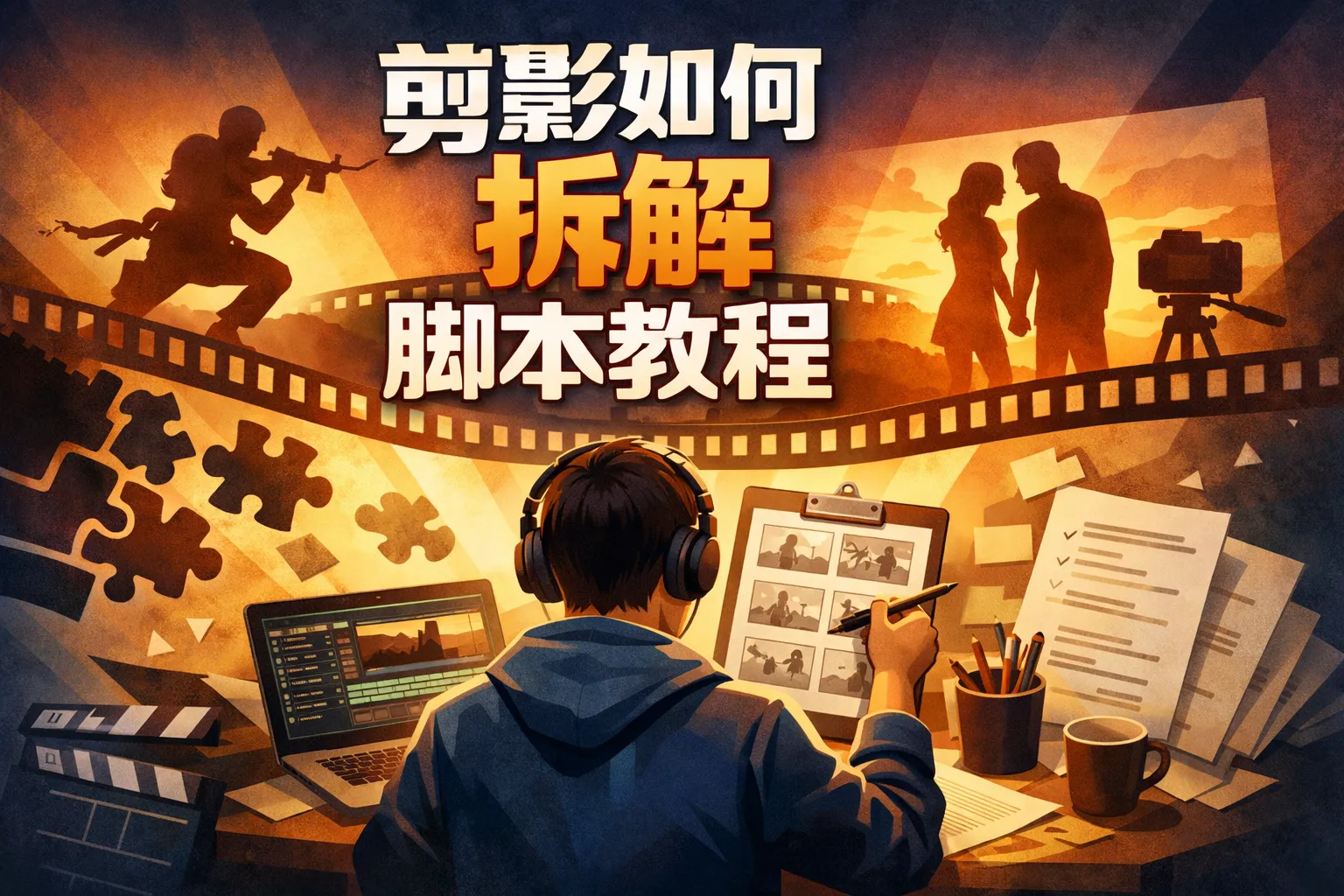 剪影如何拆解脚本教程