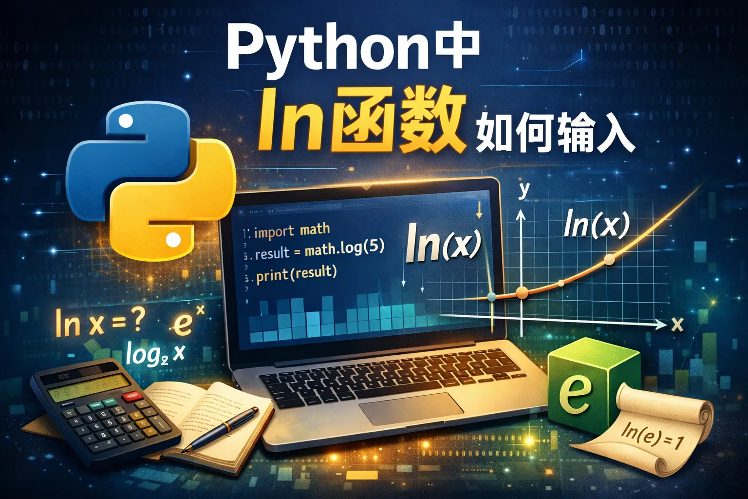 python中ln函数如何输入