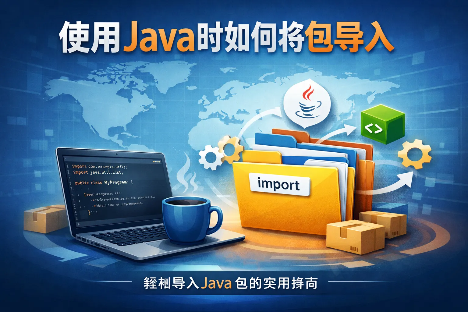 使用java时如何将包导入