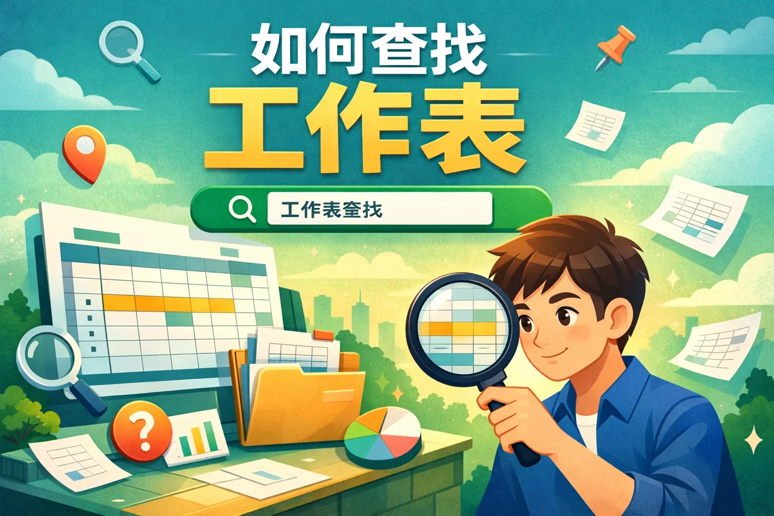 如何查找工作表