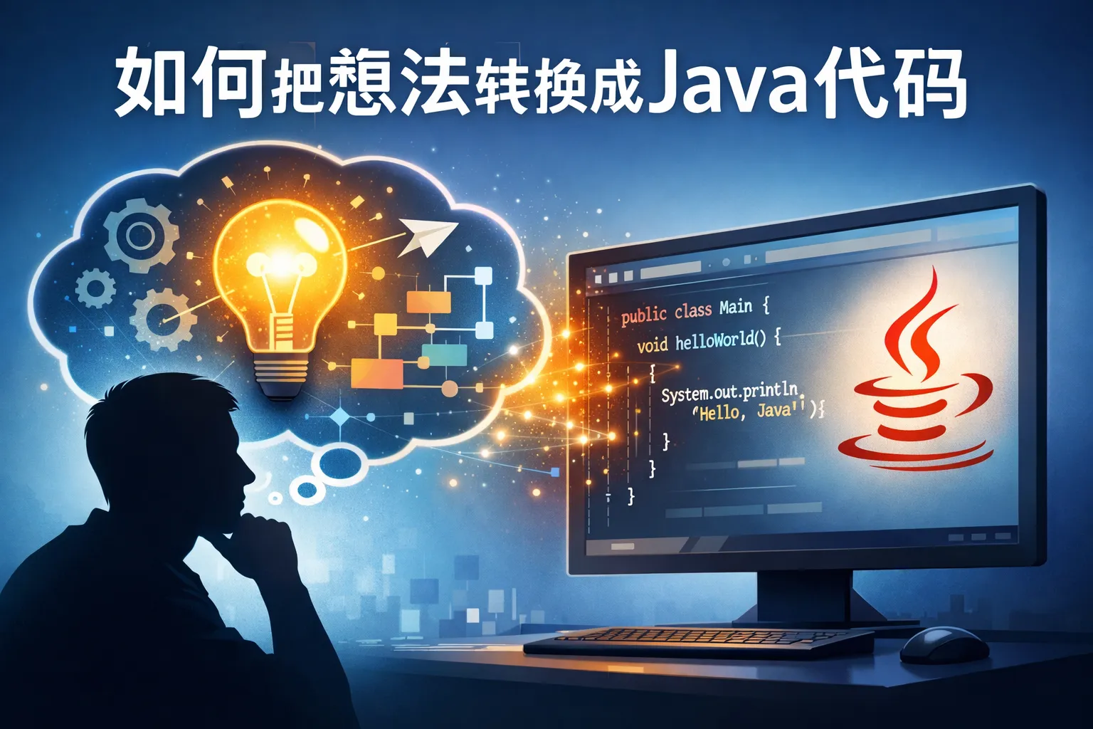如何把想法转换成Java代码