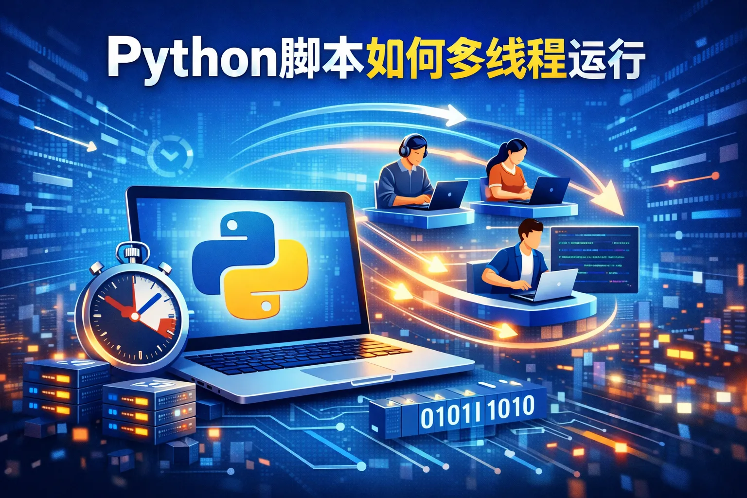 python脚本如何多线程运行