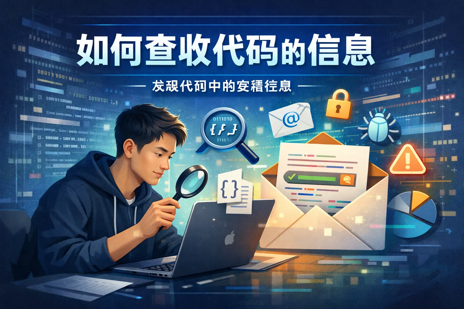 如何查收代码的信息