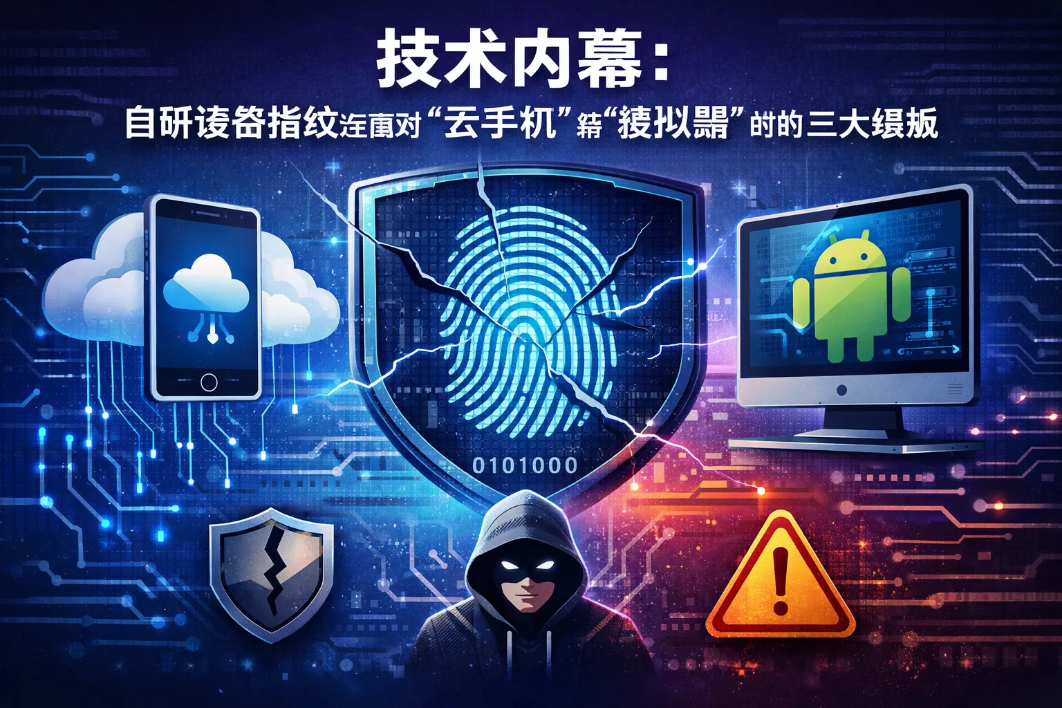 技术内幕:自研设备指纹在面对“云手机”和“模拟器”时的三大短板