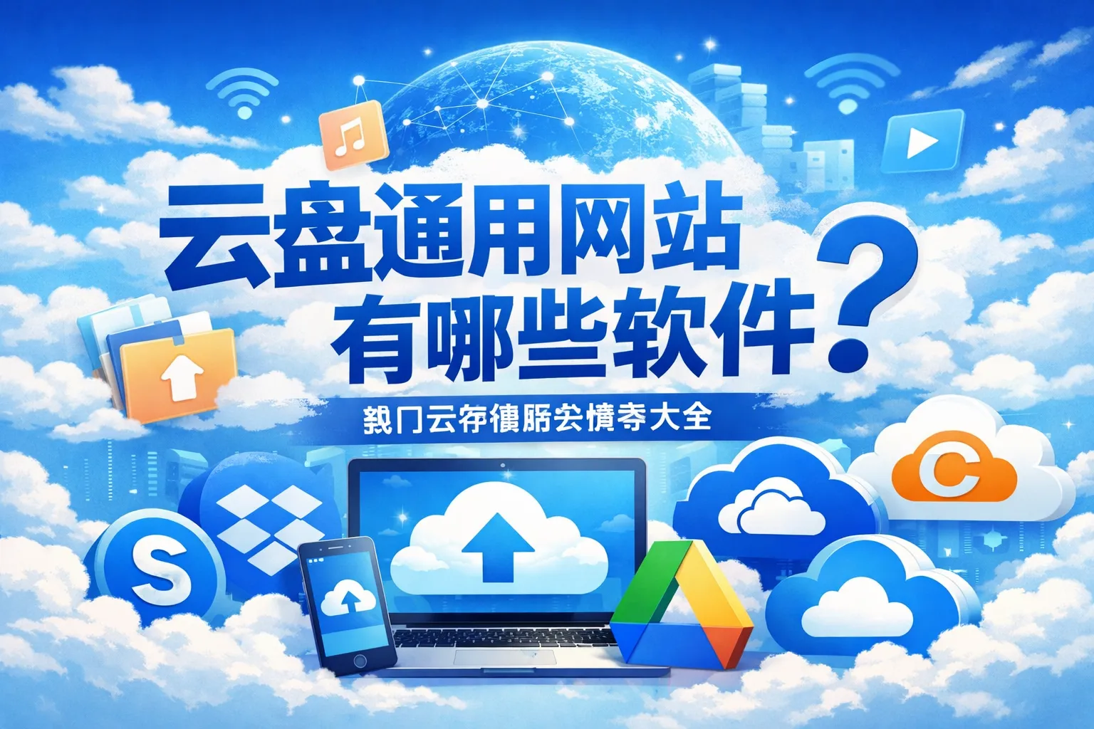 云盘通用网站有哪些软件