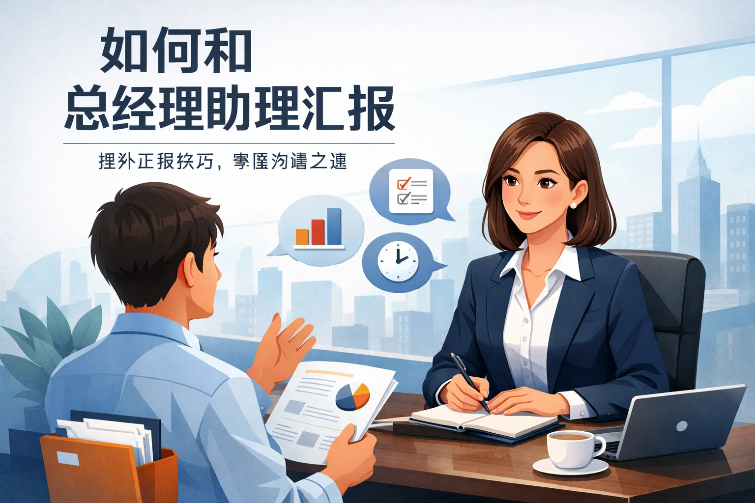 如何和总经理助理汇报