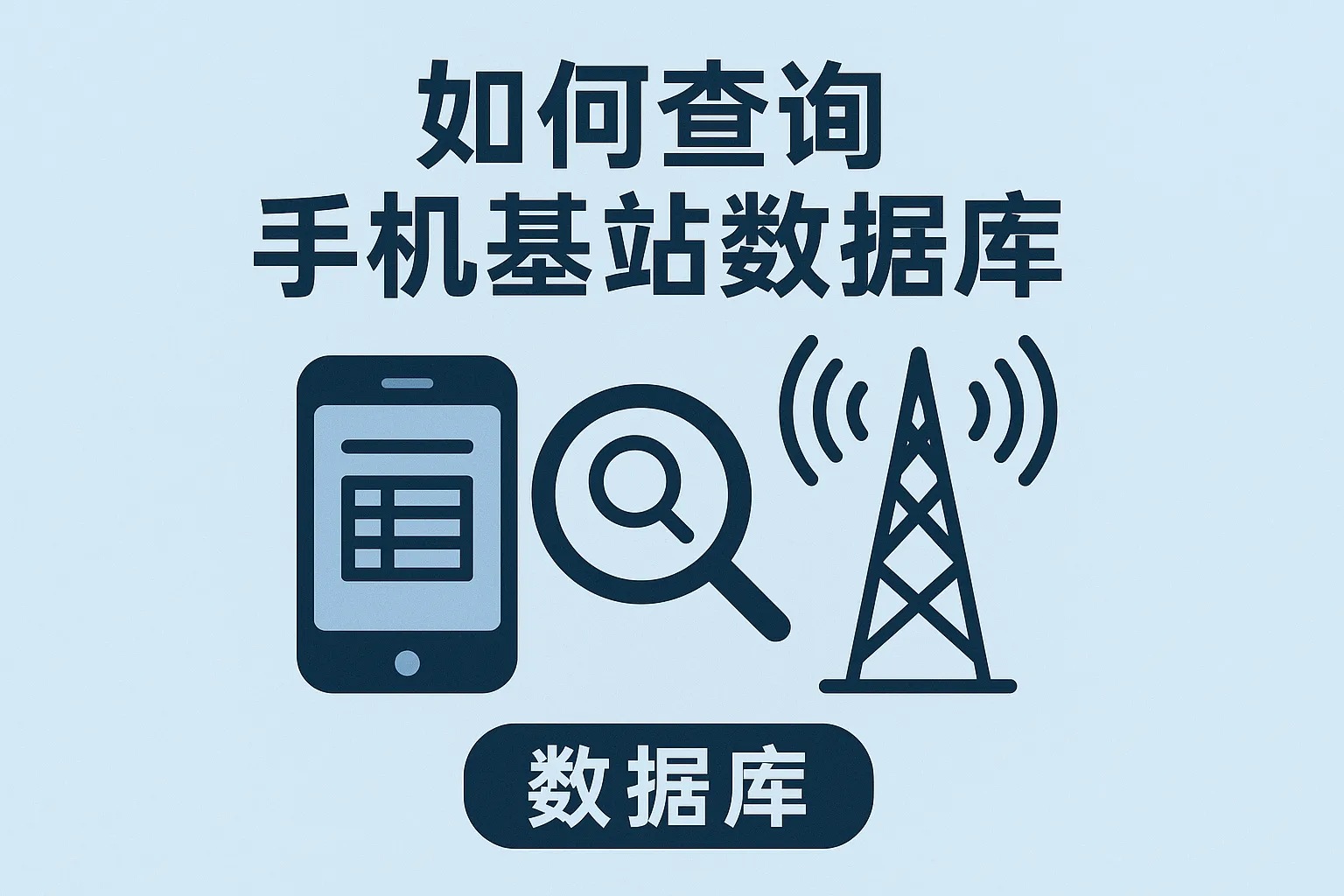 怎么查询手机基站数据库