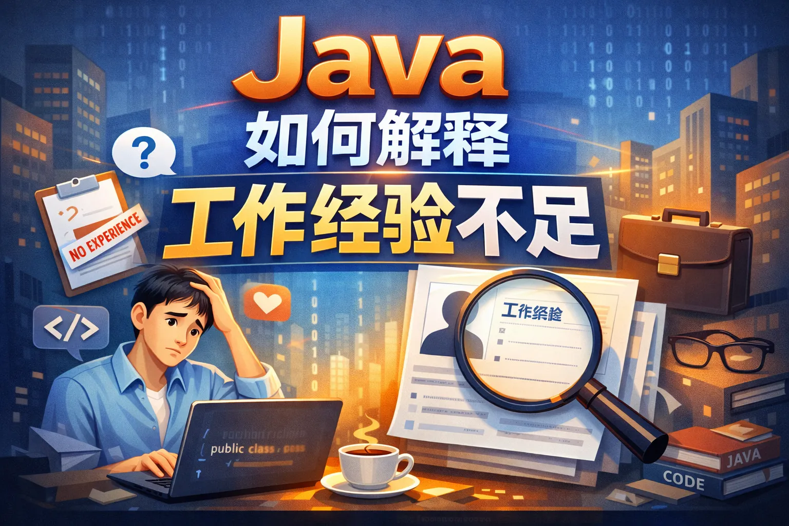 Java如何解释工作经验不足