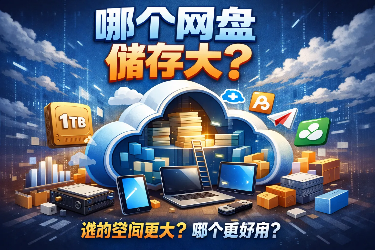 哪个网盘储存大