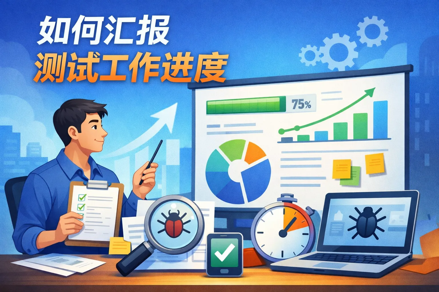 如何汇报测试工作进度