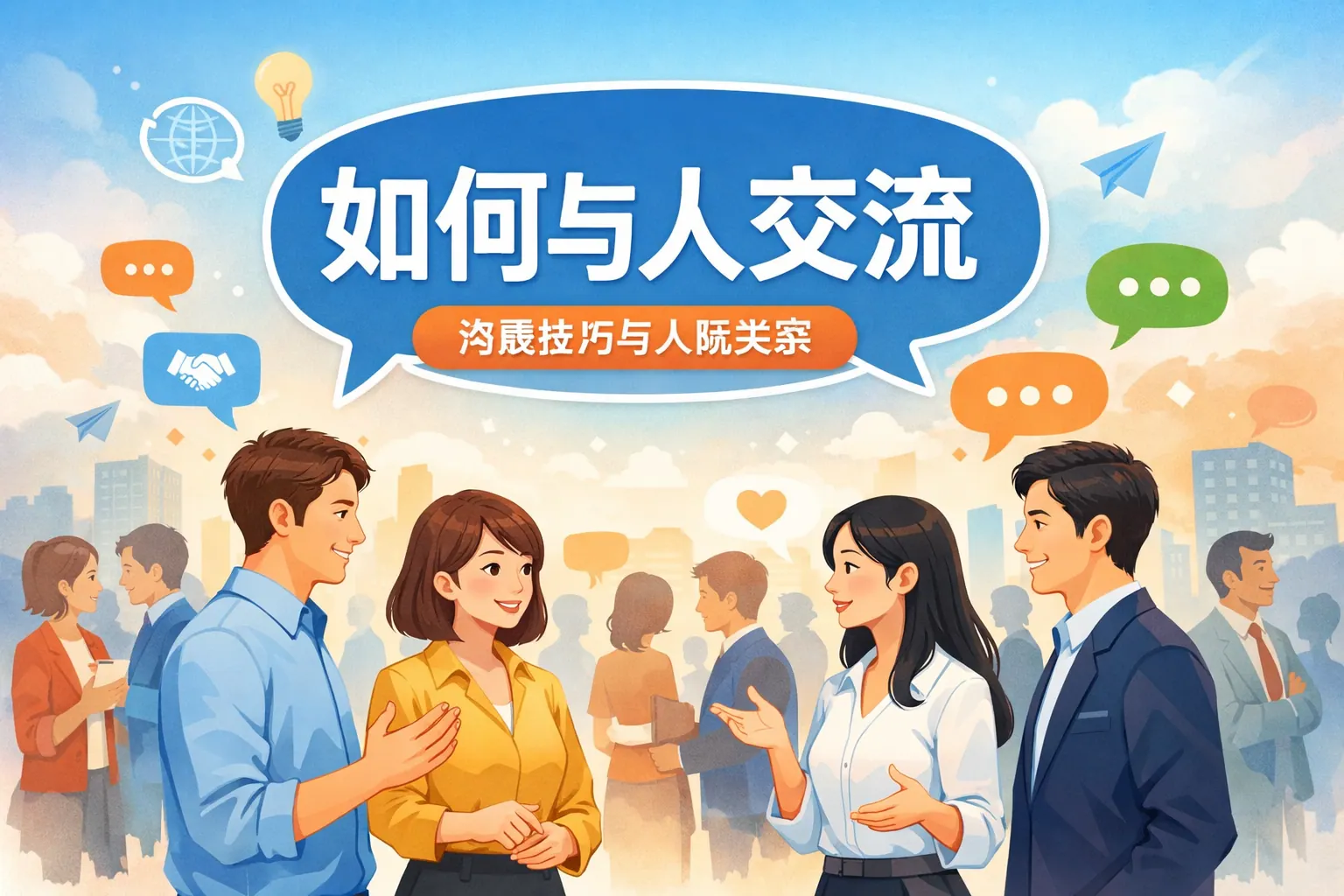 如何与人交流ppt