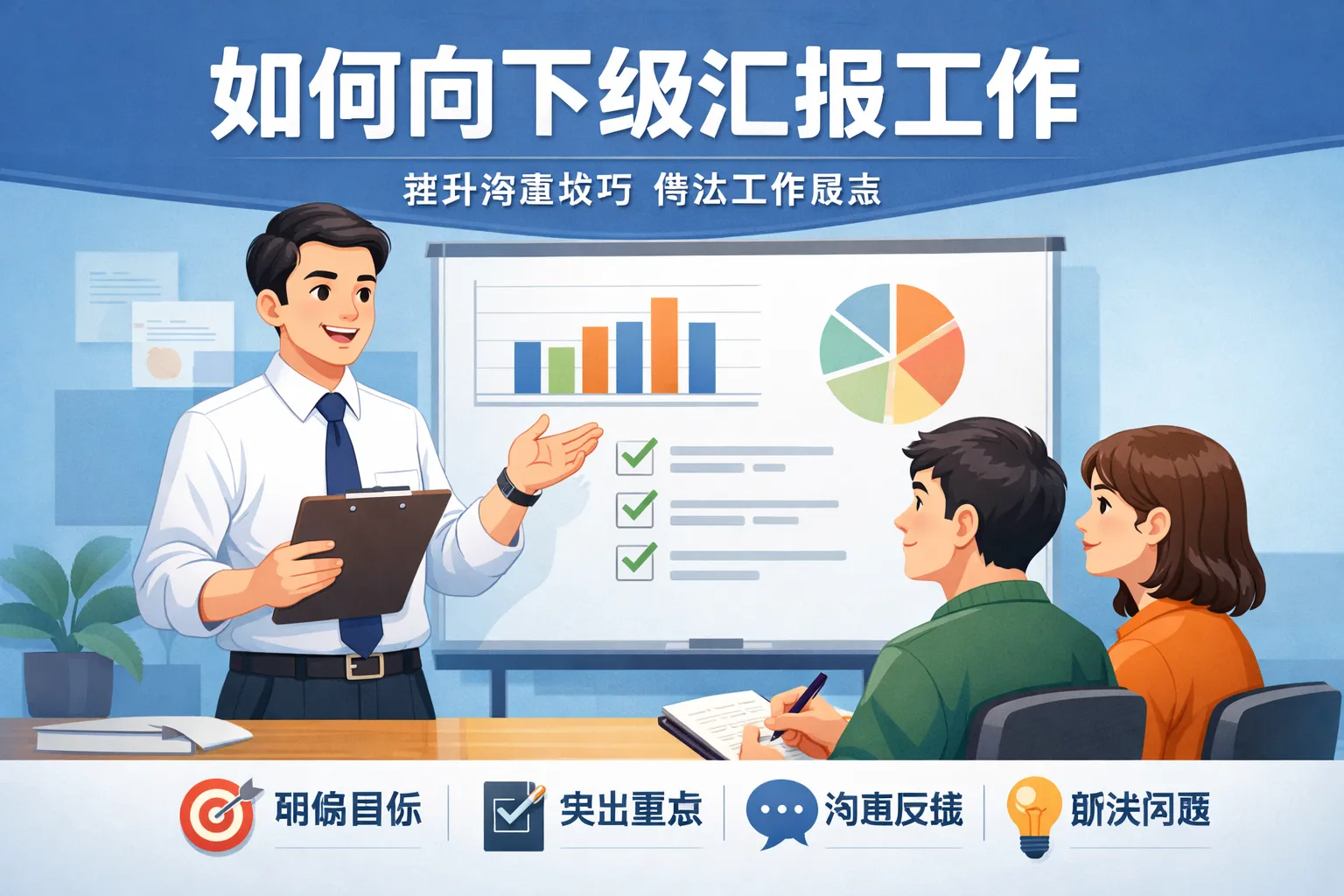 如何向下级汇报工作