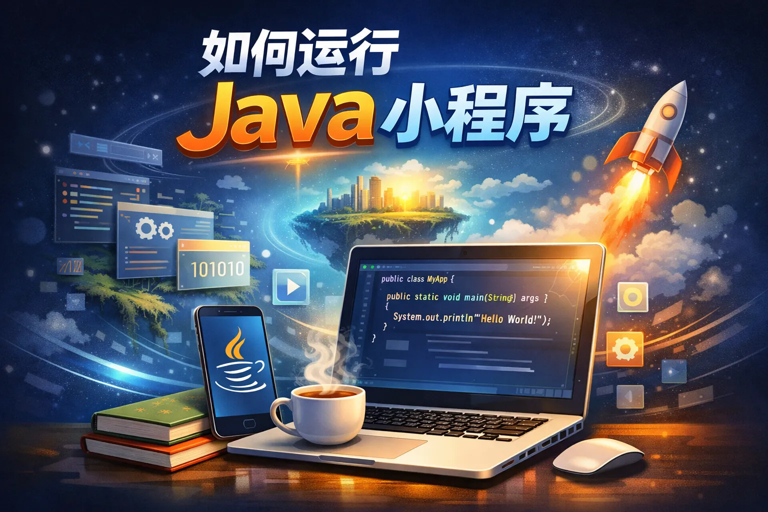 如何运行java小程序