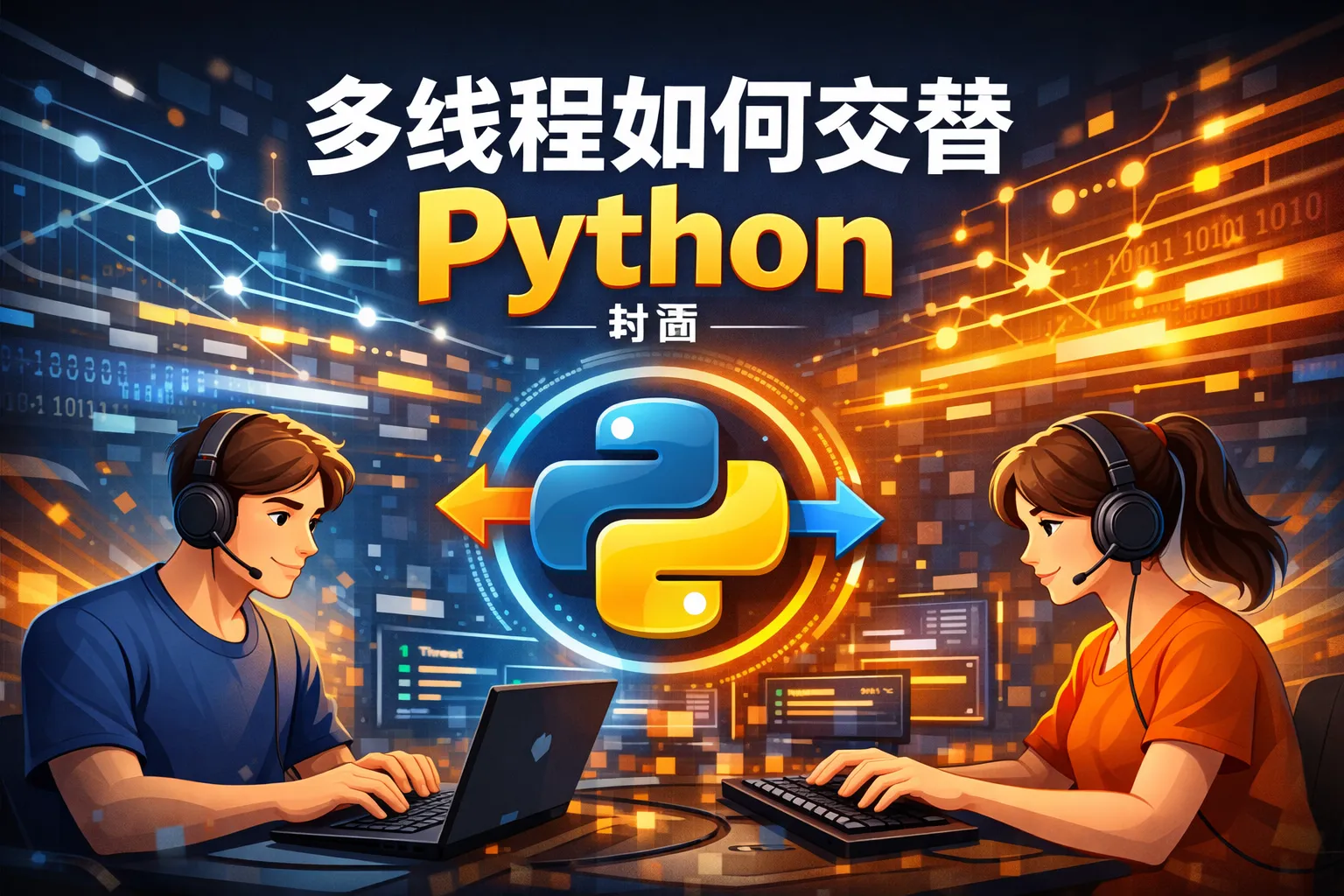多线程如何交替 python