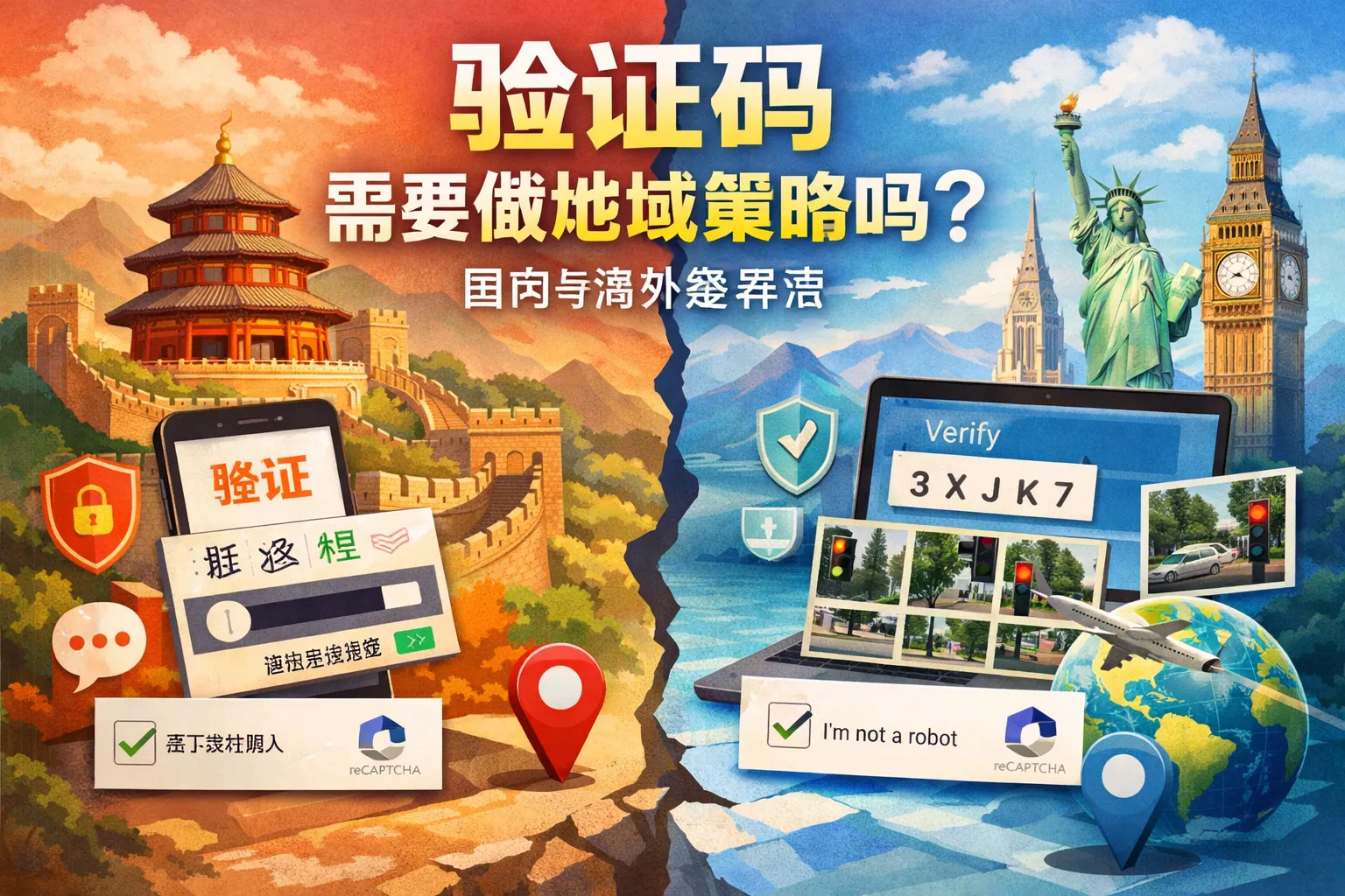 验证码需要做地域策略吗?国内与海外差异点