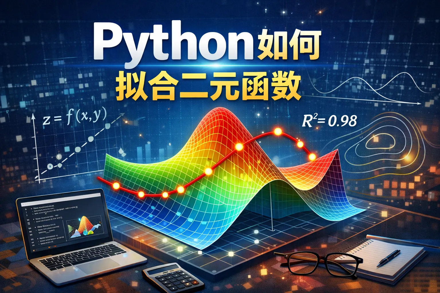 python如何拟合二元函数